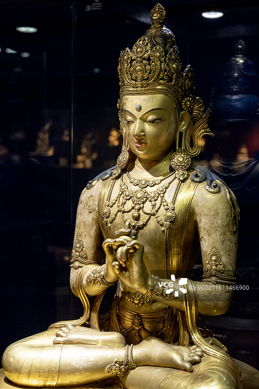 札那巴札尔亲制佛像（现藏于乌兰巴托札那巴札尔艺术博物馆）图片素材