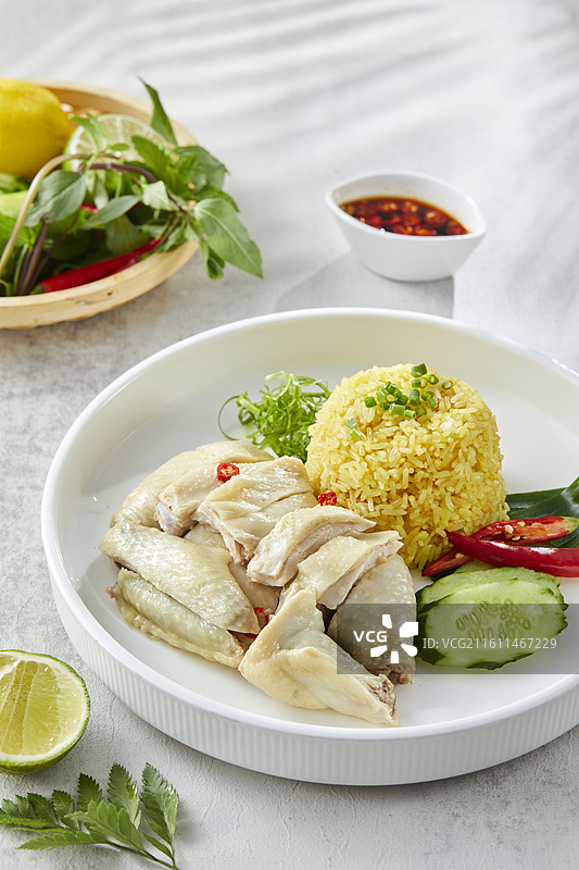 海南美食 海南鸡饭图片素材