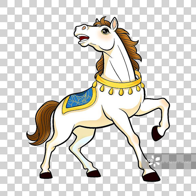 马年骏马元素图片素材