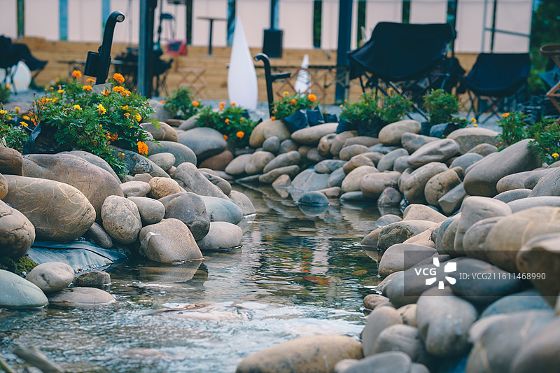 小溪流  石块 鹅卵石图片素材