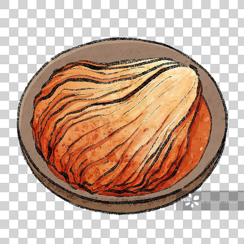 吉林美食插画-辣白菜图片素材