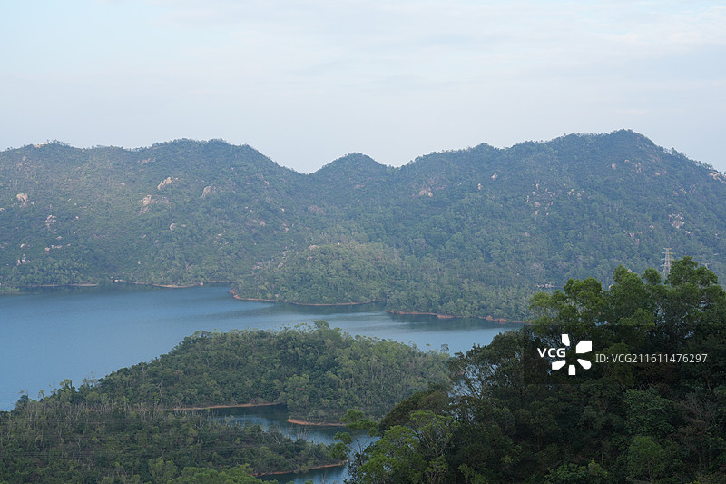 香山云道大镜山水库图片素材