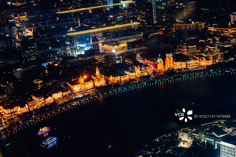 上海 财富 经济 长三角 航拍 发展 社会 夜景 建筑 新质生产力 外滩 东方明珠图片素材