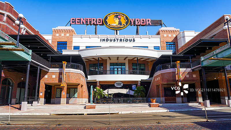 美国佛罗里达州坦帕古巴历史文化街区图片素材