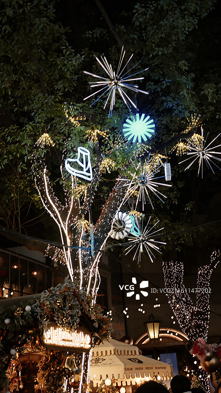 新天地万圣节布景图片素材