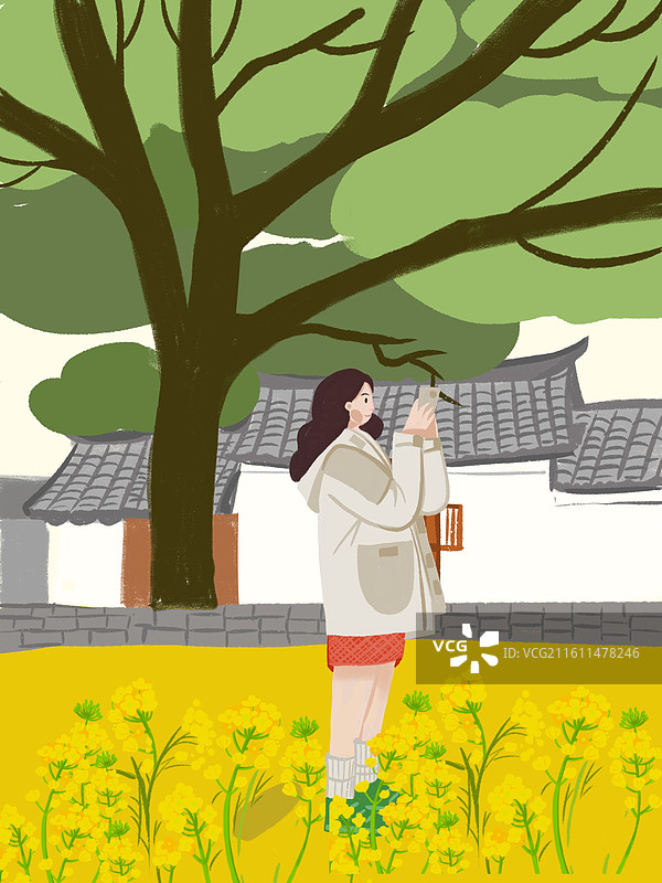 婺源景区拍照图片素材