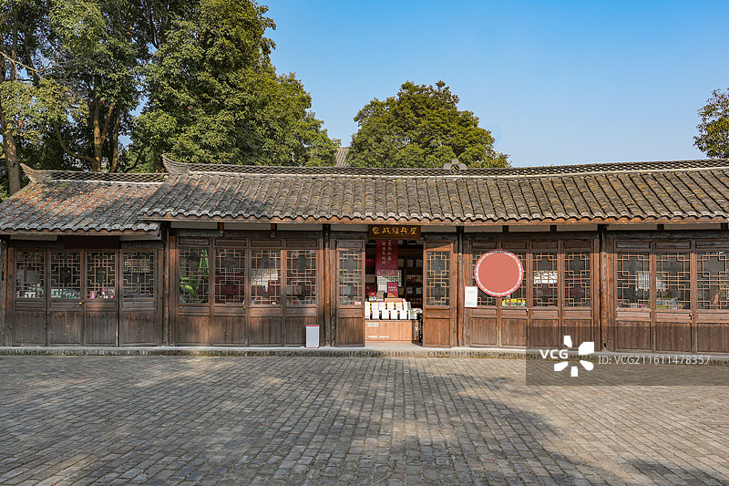 中国四川成都郫都区战旗村战旗书屋图片素材