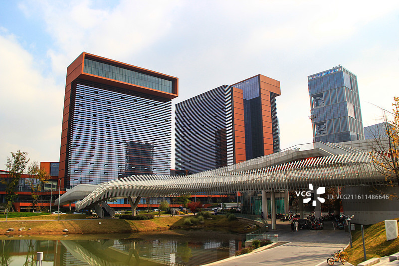 成都东部新区现代建筑图片素材