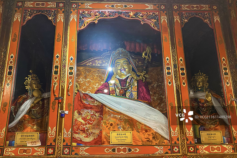 拉萨大昭寺 莲花生大师图片素材