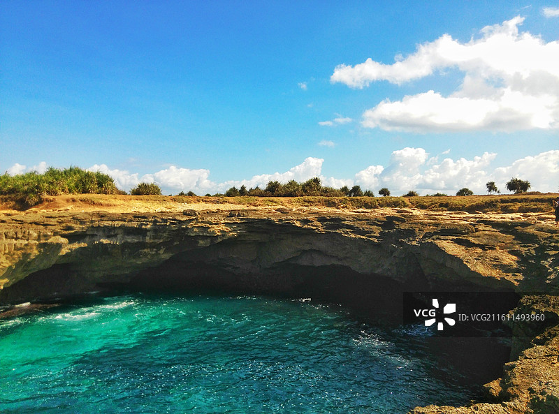 印尼蓝梦岛图片素材