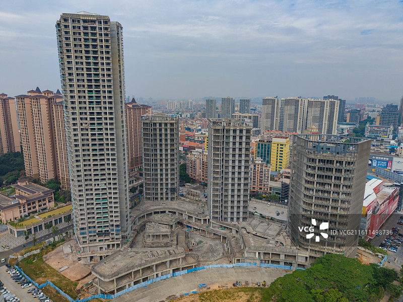 广东省东莞市，东城区，丰华汇，在建高端商品房图片素材