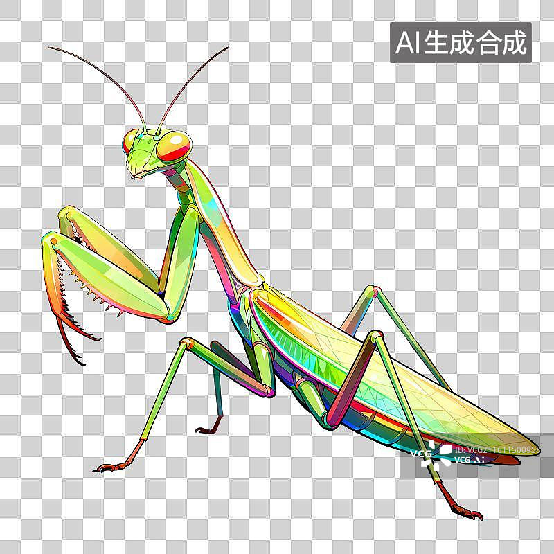 【AI数字艺术】螳螂图片素材