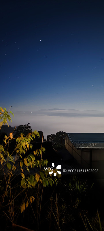 云南普洱澜沧拉祜族自治县～景迈山景区-芒洪清晨云海图片素材