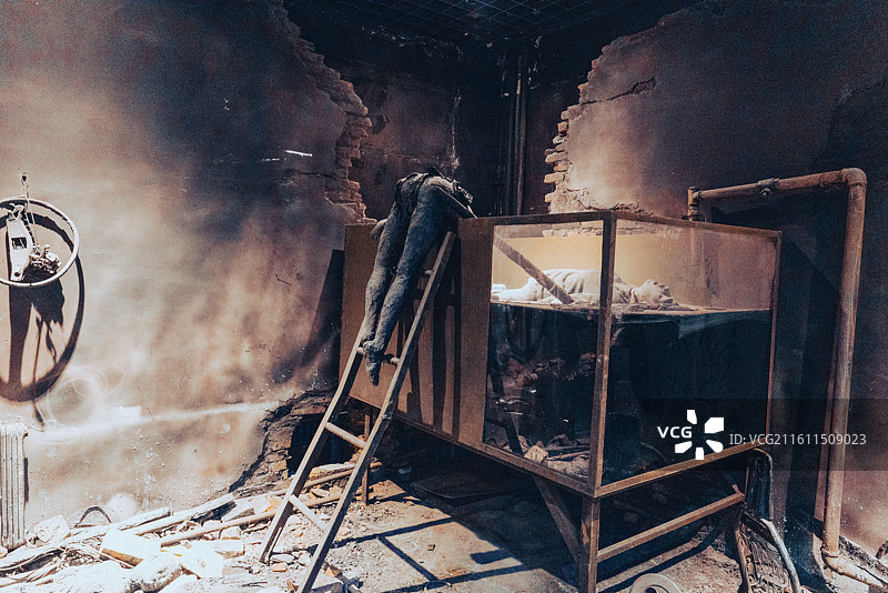 大兴安岭火灾纪念馆   黑龙江 漠河图片素材