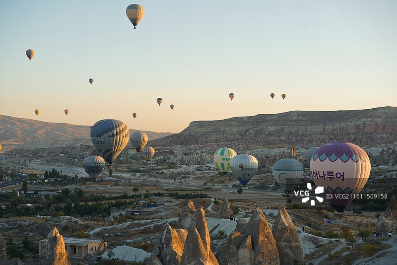 卡帕多奇亚热气球图片素材