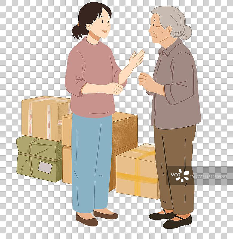 乡村振兴乡下农村电商家电下乡家园家乡社区小区电子商务网络购物消费互联网经济发展繁荣繁华进步人物插画图片素材