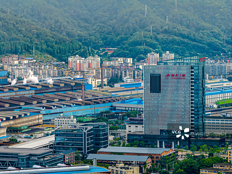 三明钢铁厂 三钢闽光大数据中心 内陆山区三线建设 福建三钢闽光股份炼铁厂 工业旅游图片素材