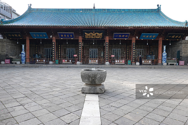陕西省西安市西安回民街化觉巷西安清真大寺：礼拜大殿图片素材