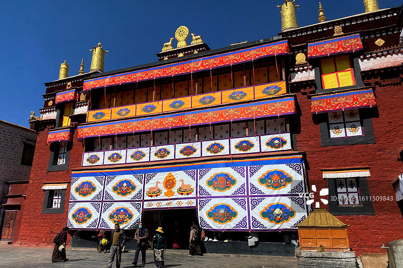 拉萨小昭寺图片素材