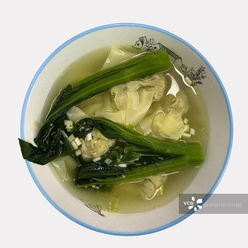 广东著名传统小吃——净云吞图片素材