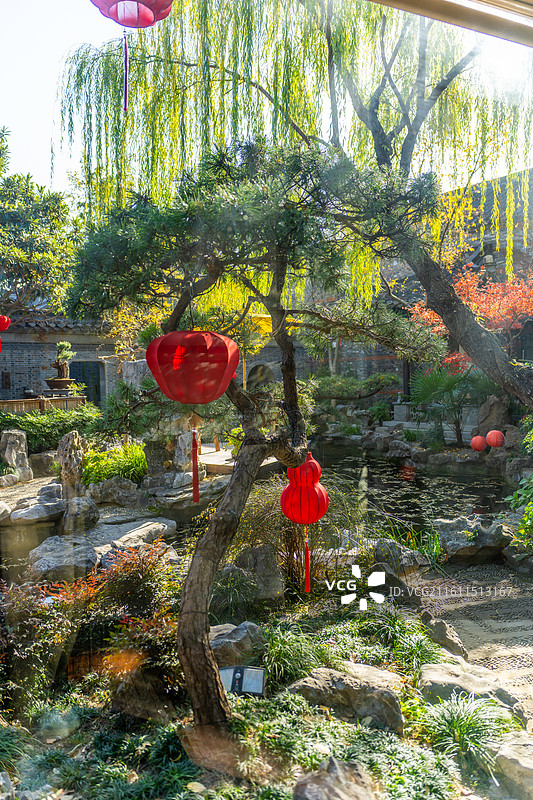 扬州重构冰瓯馆百年老宅民宿图片素材