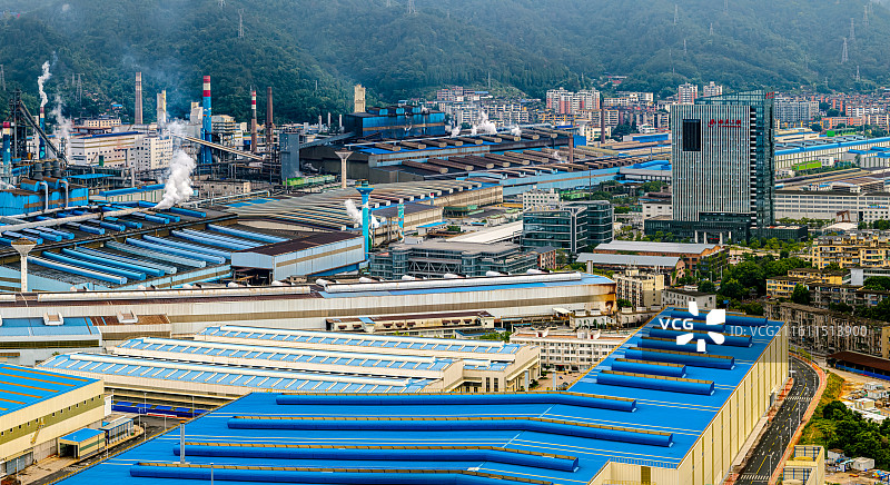 三明钢铁厂 三钢闽光大数据中心 内陆山区三线建设 福建三钢闽光股份炼铁厂 工业旅游图片素材