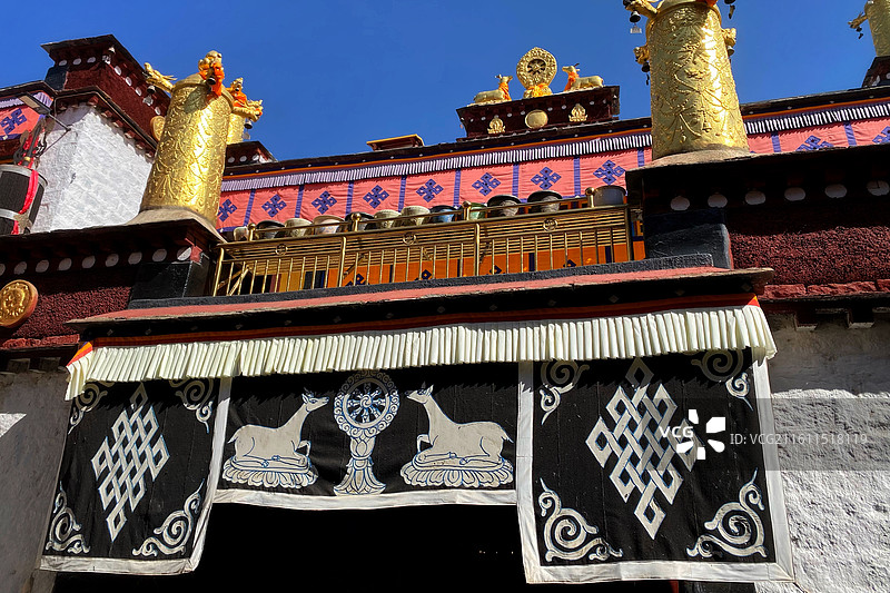 拉萨次巴拉康寺图片素材
