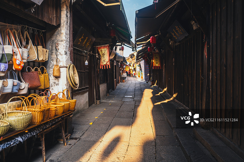 浙江绍兴安昌古镇图片素材