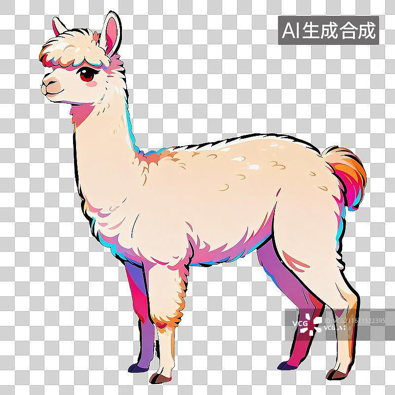 【AI数字艺术】羊驼图片素材