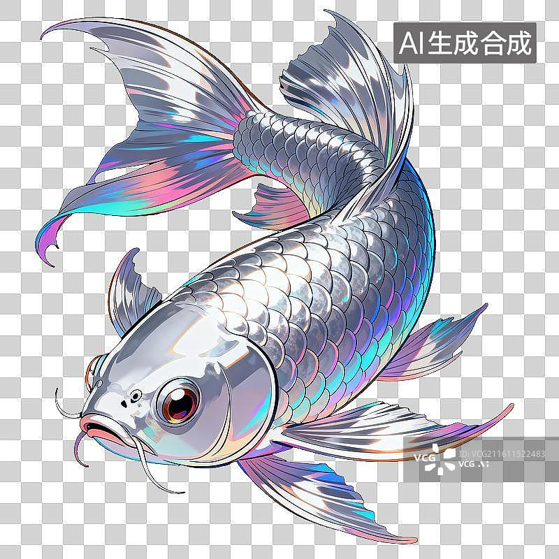 【AI数字艺术】银龙鱼图片素材