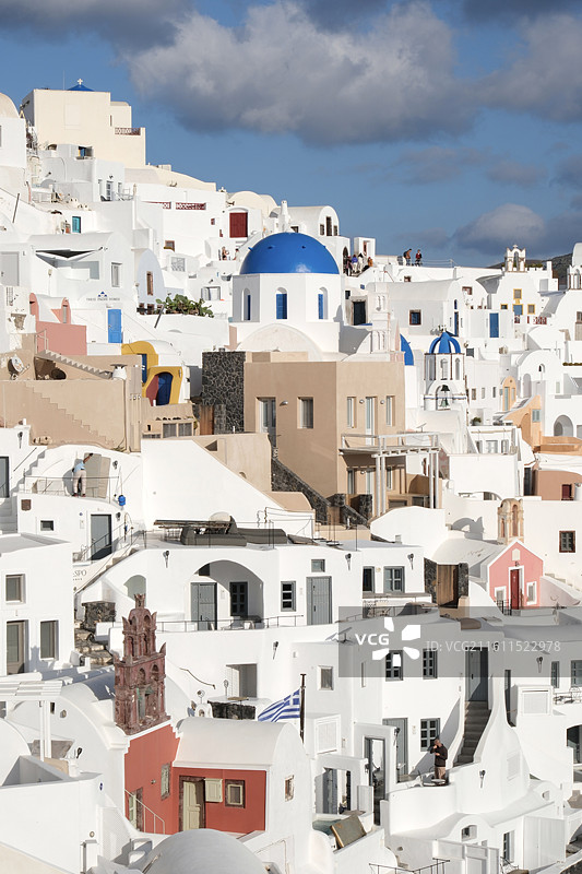希腊圣托里尼伊亚小镇图片素材