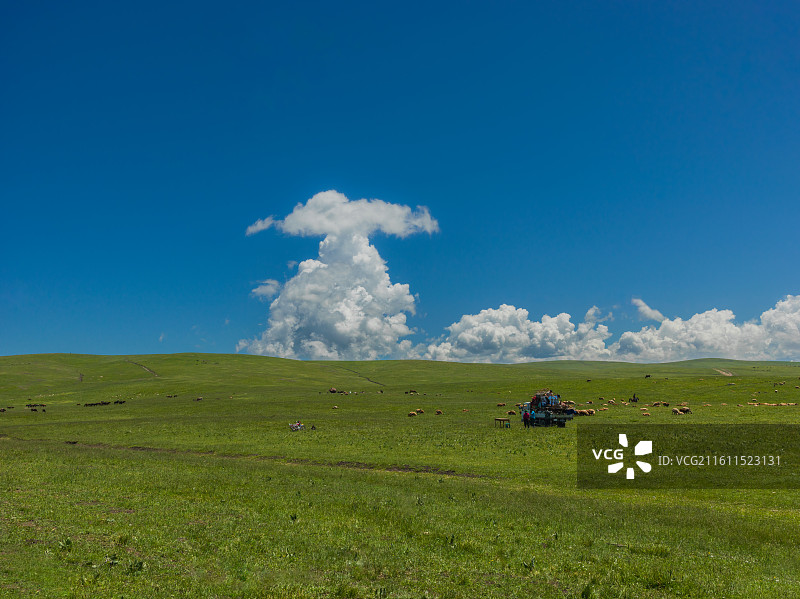 新疆维吾尔自治区伊犁哈萨克自治州特克斯县喀拉峻的绝美风光图片素材