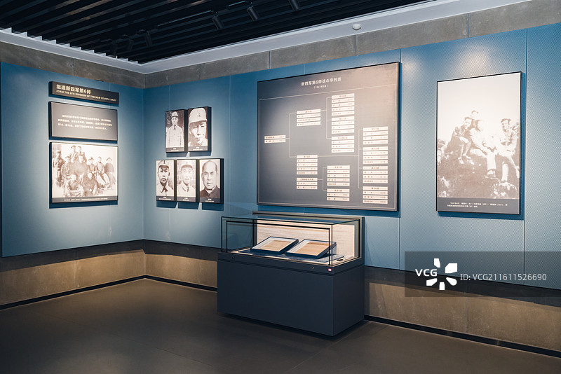 江苏常州溧阳市竹箦镇水西村的新四军江南指挥部纪念馆图片素材