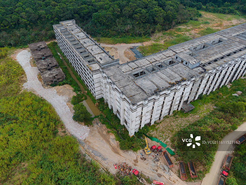 广东省东莞市，凤岗镇，凤岗太子酒店，东莞奥威斯国际会议酒店，航拍图片素材