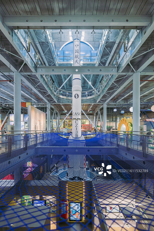 南京科技馆的火箭图片素材