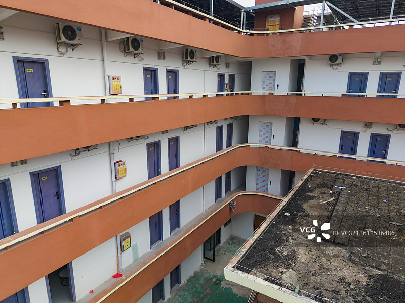 广东省东莞市，废弃的小学图片素材