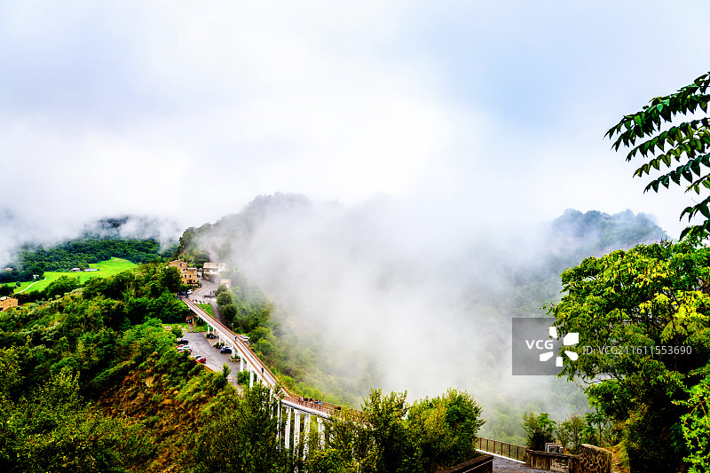 意大利天空之城图片素材