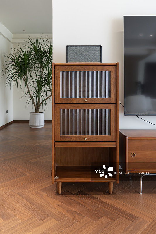 现代简约置物柜电视柜图片素材