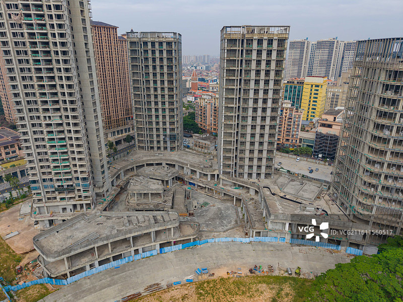 广东省东莞市，东城区，丰华汇，在建高端商品房图片素材