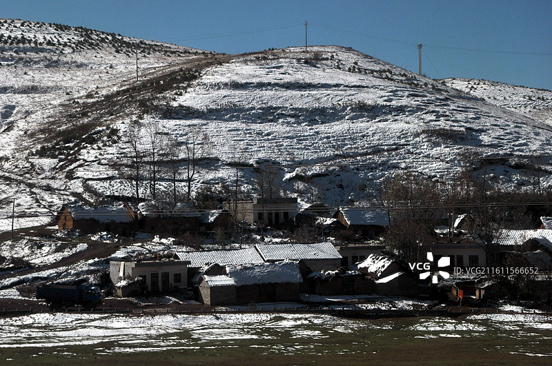 云南昭通高原冬天冰雪大山包雪景图片素材