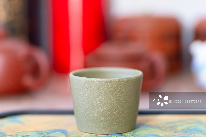 紫砂茶杯茶具图片素材