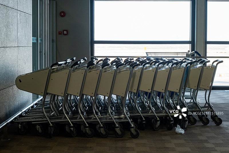 上海市浦东国际机场内景图片素材