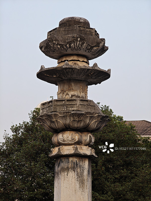 金华法隆寺经幢图片素材