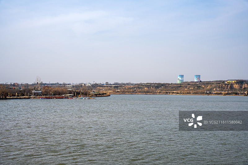 西安市阎良区石川河阎良风景区图片素材