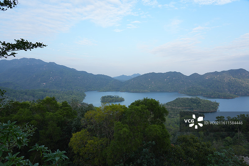 香山云道大镜山水库图片素材