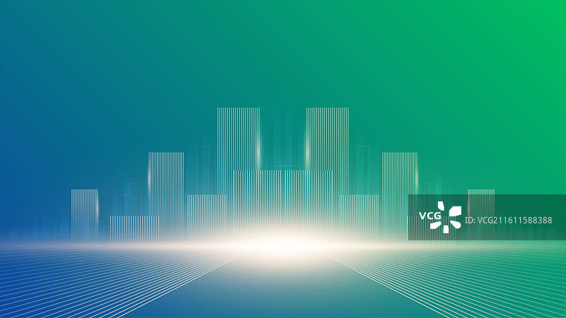 蓝绿色抽象线条背景图片素材