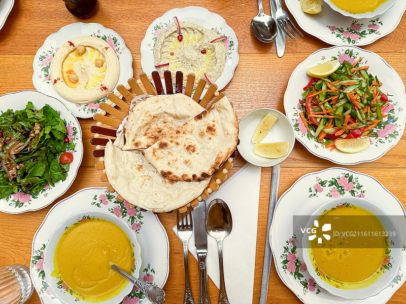 中东阿联酋迪拜阿布扎比饮食图片素材