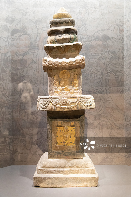 佛真身舍利权隐石塔图片素材