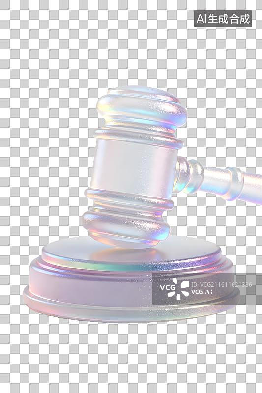 【AI数字艺术】法院判决用的法槌图片素材