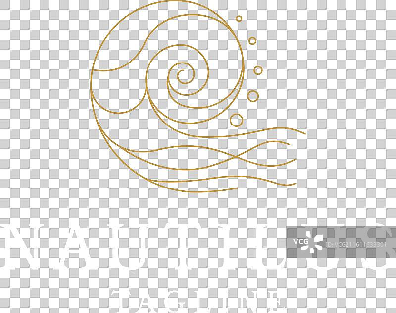 鹦鹉螺外壳标志图片素材